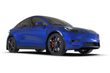 Cargar imagen en el visor de la galería, Rally Armor 20-22 Tesla Model Y Black UR Mud Flap w/ White Logo