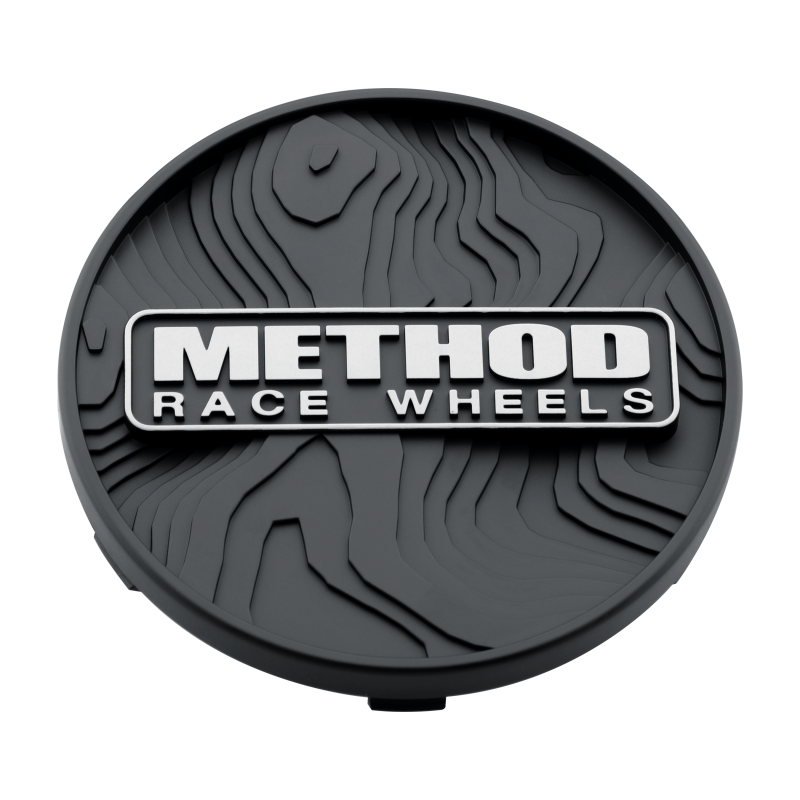 Method TOPO Wheel Center Cap - 107mm Snap-In Black — Fits Various Method Wheels