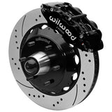 Wilwood Forged Narrow Superlite 6R Front Big Brake Kit 14.00in Drilled Rotors 67-86 GM C1500 - Black