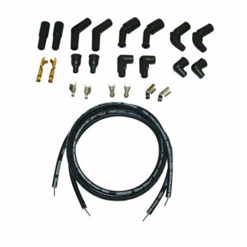 Moroso 78-15 Harley-Davidson Universal Spiral Core Wire Set - Black (27288)
