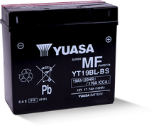 Cargar imagen en el visor de la galería, Yuasa YT19BL-BS Maintenance Free AGM 12 Volt Battery (Bottle Supplied)