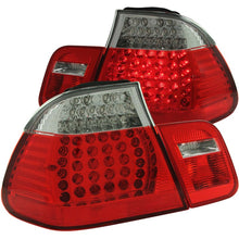 Cargar imagen en el visor de la galería, ANZO 1999-2001 BMW 3 Series E46 LED Taillights Red/Clear 4pc