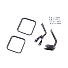 Cargar imagen en el visor de la galería, Kit de espejos laterales Omix negros - modelos Jeep CJ 55-86