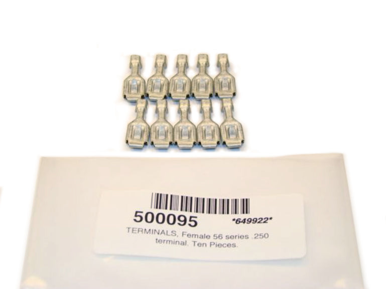 American Autowire Female 56 Series .250 Terminals 10 Pcs.