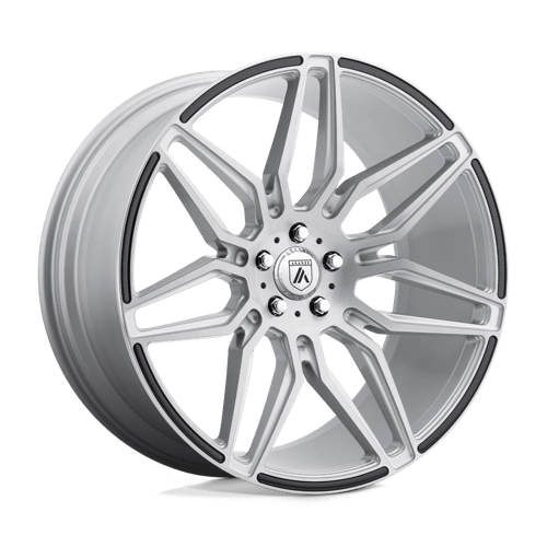 Asanti Black AB11 Sirius 22x10.5 Brushed Silver Wheel — 5x115