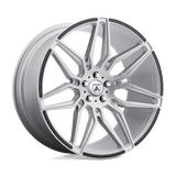 AB11 22X10.5 5X115 BRUSHED SLV 25MM