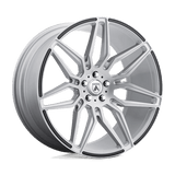 AB11 22X9 5X4.5 BRUSHED SLV 32MM