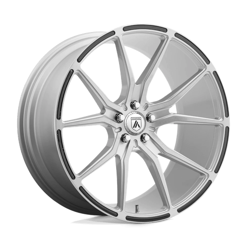 Asanti Black AB13 Vega 20x10.5 5x115 Brushed Silver 20mm Offset Wheel
