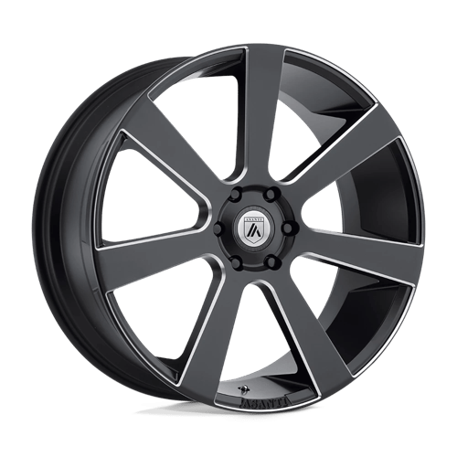 Asanti Black AB15 24x9 5x120 Satin Black Milled Cast Wheel 35mm Offset — Modern Performance