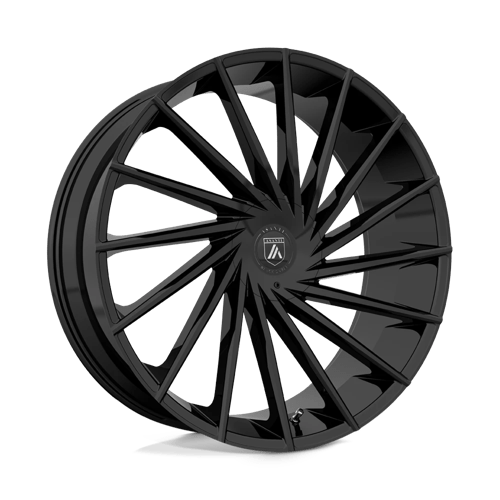 Asanti Black AB18 28x10 Gloss Black Wheel 6x135/5.5 Bolt Pattern 30mm Offset — Fits Ford Trucks