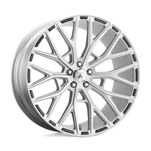 Asanti Black AB21 22x10.5 Brushed Silver Custom Blank Wheel — Universal Fitment