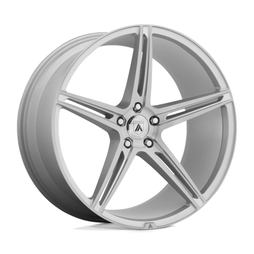 Asanti Black AB22 20x10.5 Brushed Silver Wheel 5x120 Bolt Pattern 38mm Offset — Fits BMW Chevrolet