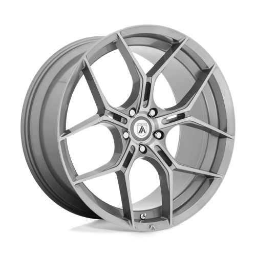 Asanti Black AB37 Monarch 22x10.5 5x112 Titan Brushed Wheel — Fits Audi Mercedes-Benz