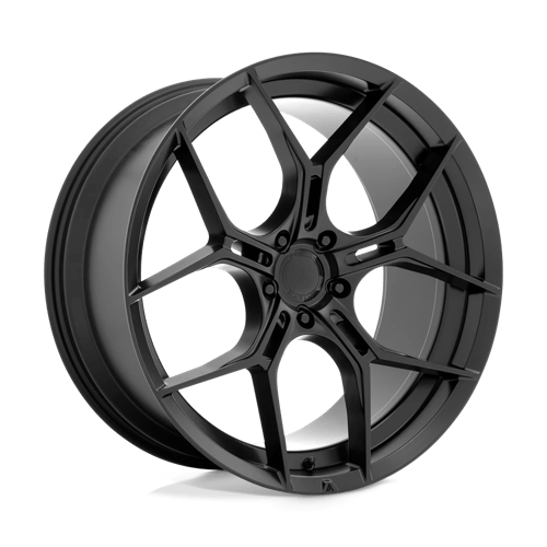Asanti Black AB37 Monarch 22x9 5x115 Satin Black Wheel — Fits Select 5-Lug Vehicles