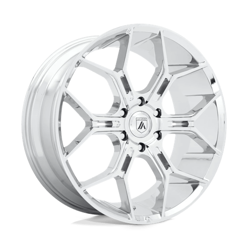 Asanti Black AB38 22x9.5 Chrome Wheel 6x135 Bolt Pattern 38mm Offset for Ford Trucks