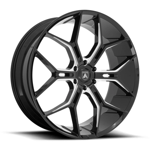 AB38 22X9.5 6X135 G-BLK MILL 38MM