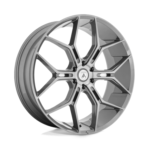 Asanti Black AB38 Monarch 22x9.5 Titan Brushed Wheel — 6x5.5 Bolt Pattern
