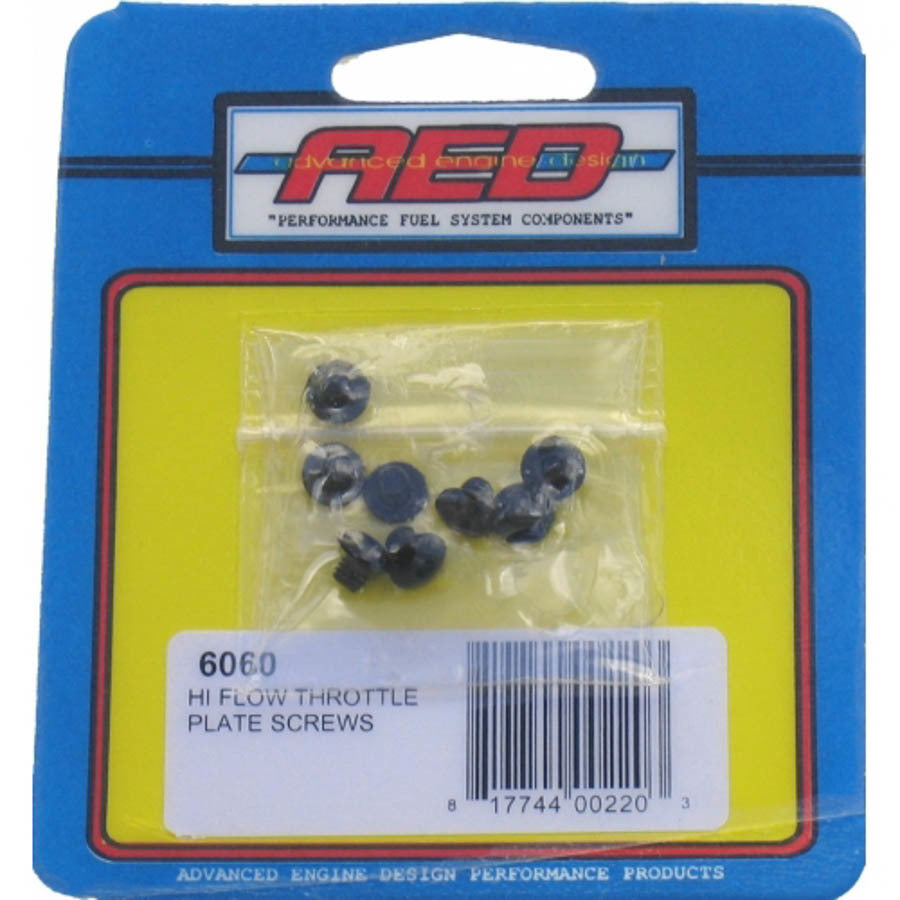 Advanced Engine Design Hi-Flow Throttle Plate Screws (8)