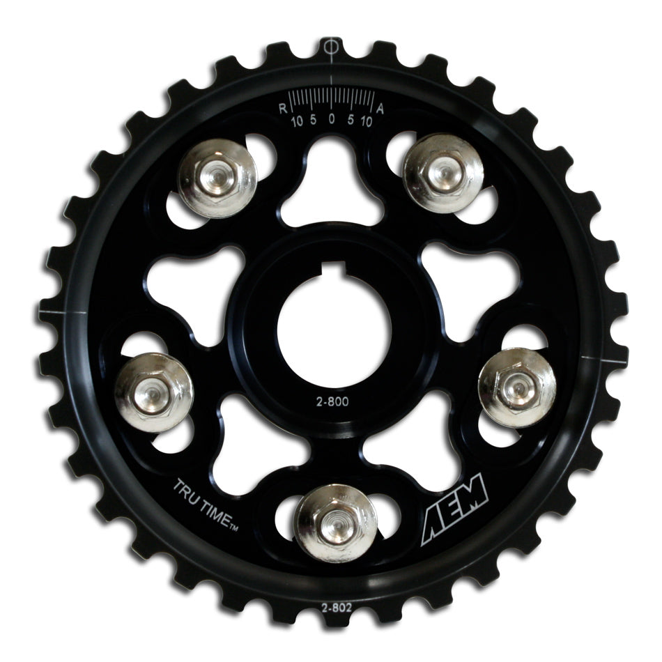 AEM EV Adjustable Cam Gear Black