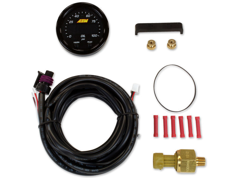 AEM EV X-Series Pressure Gauge 0-100psi