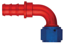 Cargar imagen en el visor de la galería, Degree Socketless Hose End Fitting - Aluminum - Blue/Red Anodized