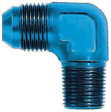 Adaptador Aeroquip de 90 grados de aluminio n.° 8 a 1/2 NPT