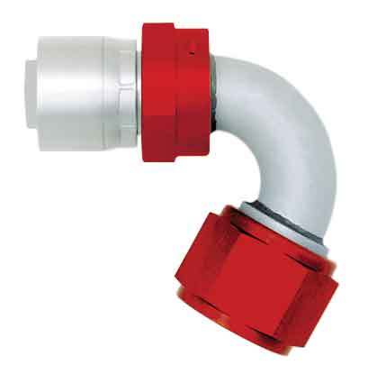 Alum. Swivel - Red/Silver