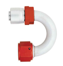 Load image into Gallery viewer, Degree Startlite Hose Fitting, -12 AN Female Swivel, Aluminum - Red/Silver