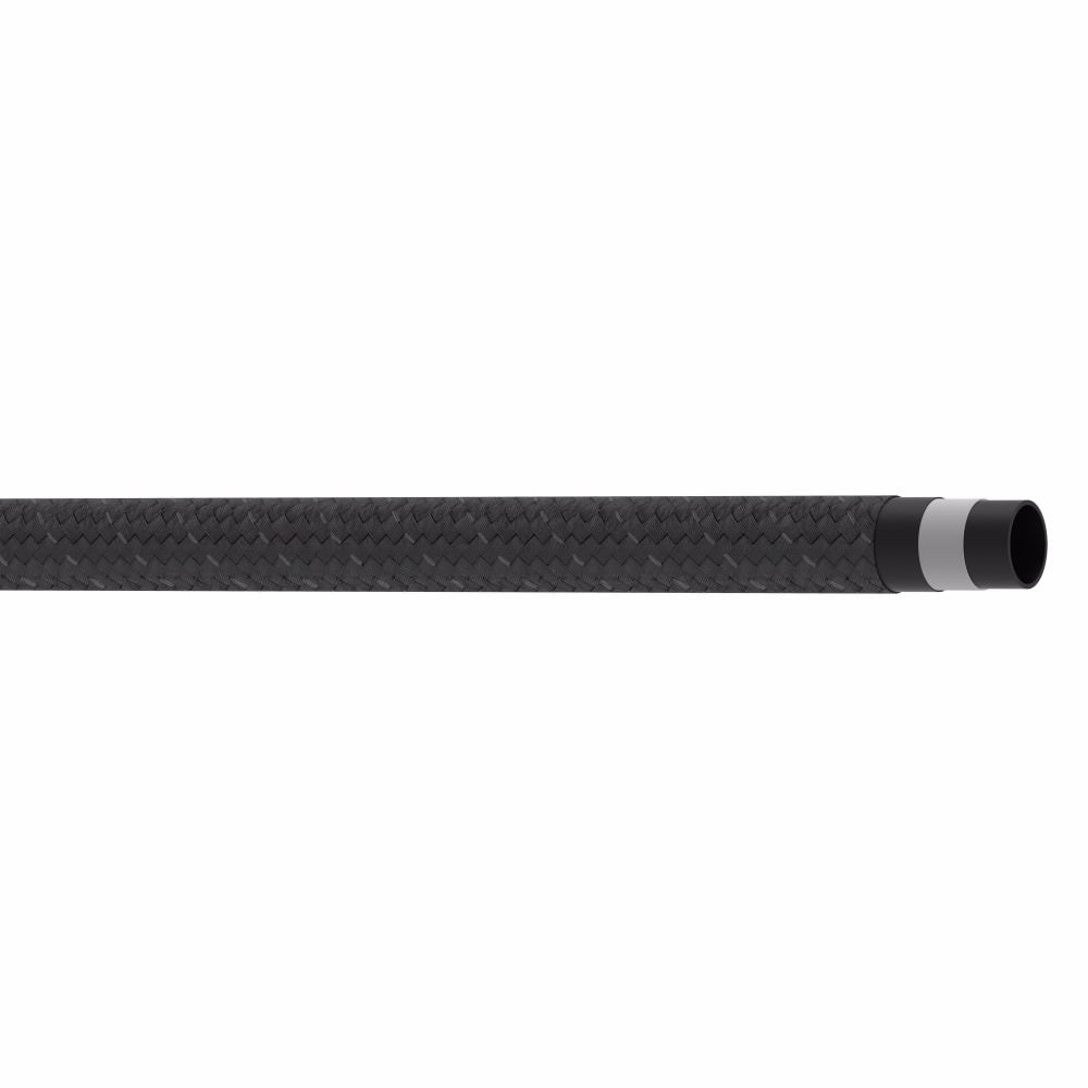 Braided Fabric/Rubber Hose - 20ft Black