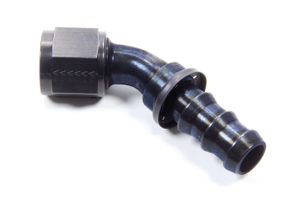 #10 45-Degree Anodized Aluminum Hose Fitting - Enhanced Flexibility & Leak-Free Connection