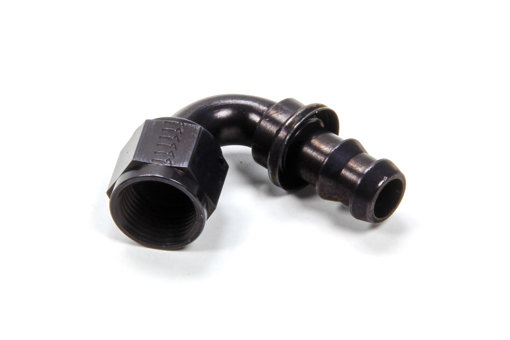 Degree Black Anodized Aluminum Hose End Fitting