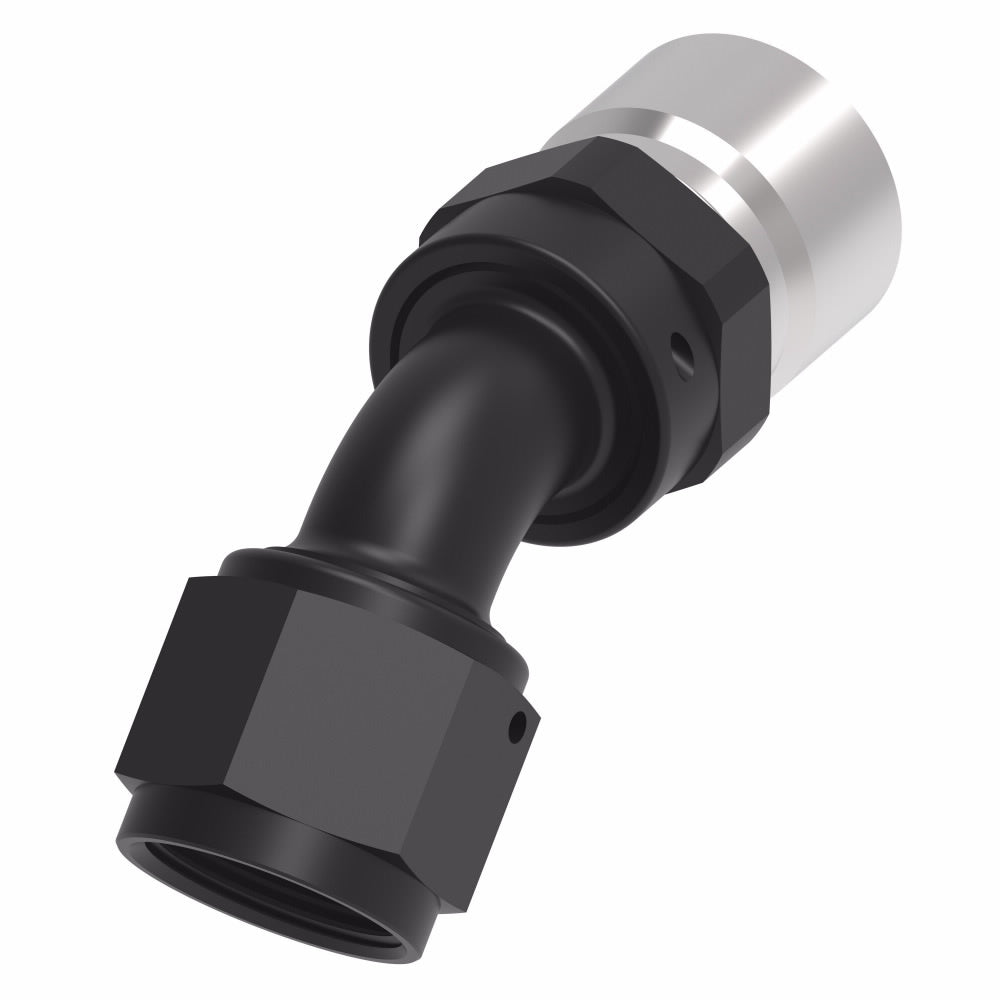 Aeroquip 6an StreetLite Crimp Fitting 45-Degree