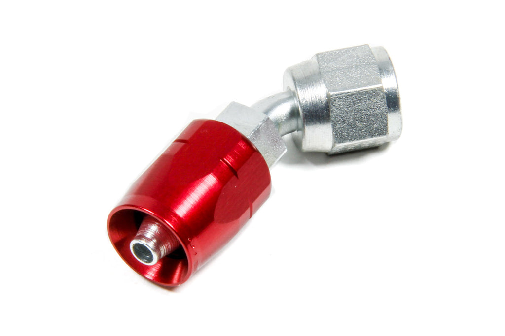 Hose to Female Fitting in Red and Natural Steel