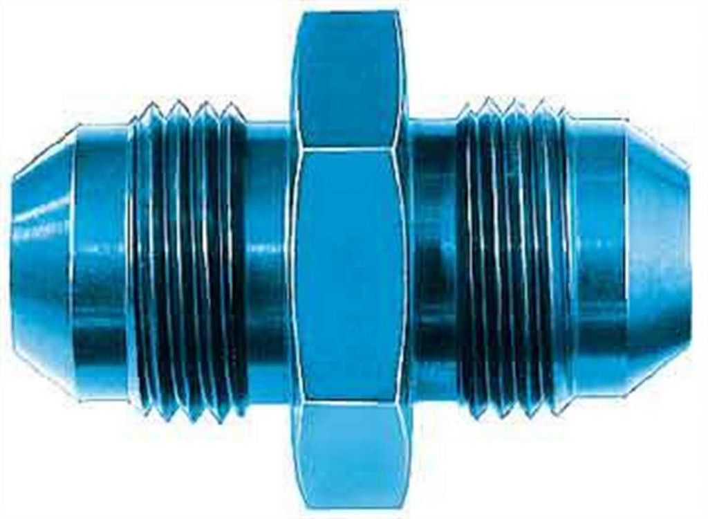 Male Aluminum Adapter Fitting - Blue Anodized