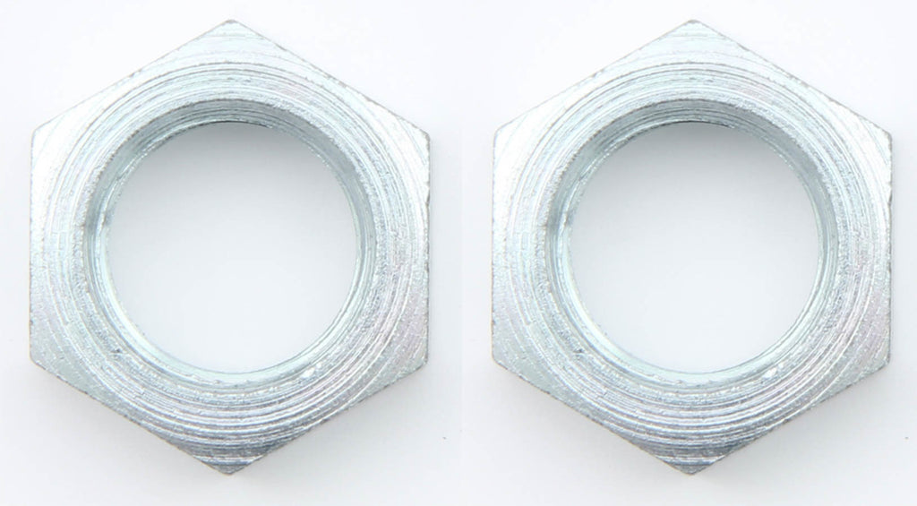 Steel Bulkhead Fitting Nuts - Natural - Pair