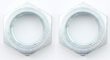 Cargar imagen en el visor de la galería, Steel Bulkhead Fitting Nuts - Natural - Pair