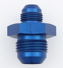 Load image into Gallery viewer, Male Aluminum Blue Anodized Straight Fitting Adapter