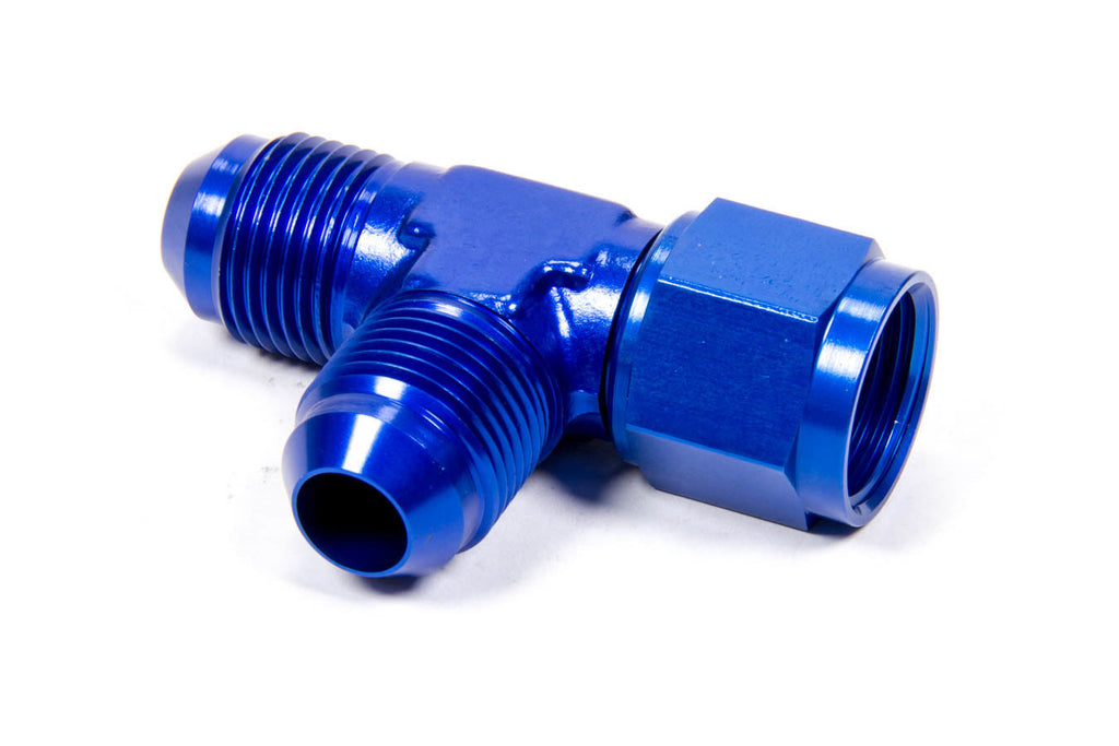 Male Adapter Tee - Aluminum Blue Anodized