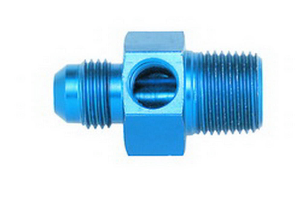 Straight Adapter with 1/8-Inch NPT Gauge Port