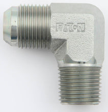 Cargar imagen en el visor de la galería, Codo macho Aeroquip 90 N.° 10 a conector de acero NPT de 3/4&quot;