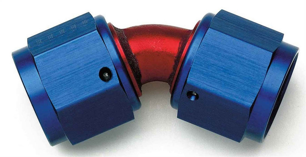 Swivel Fitting Aluminum Blue/Red Anodized