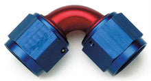 Load image into Gallery viewer, Degree Aluminum Fitting - Blue/Red Anodized