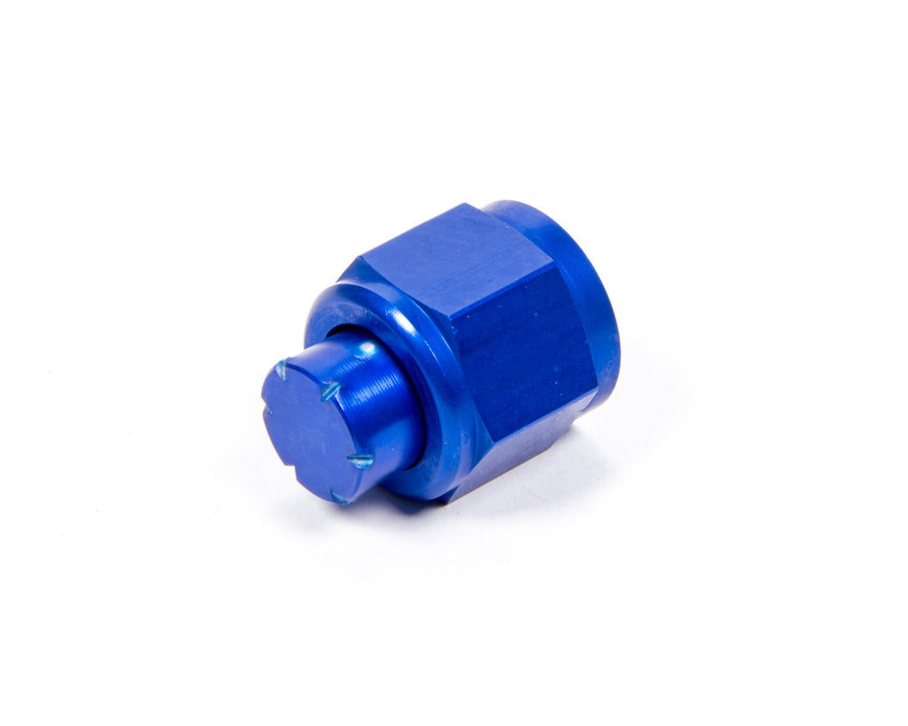 Blue Anodized Aluminum Cap