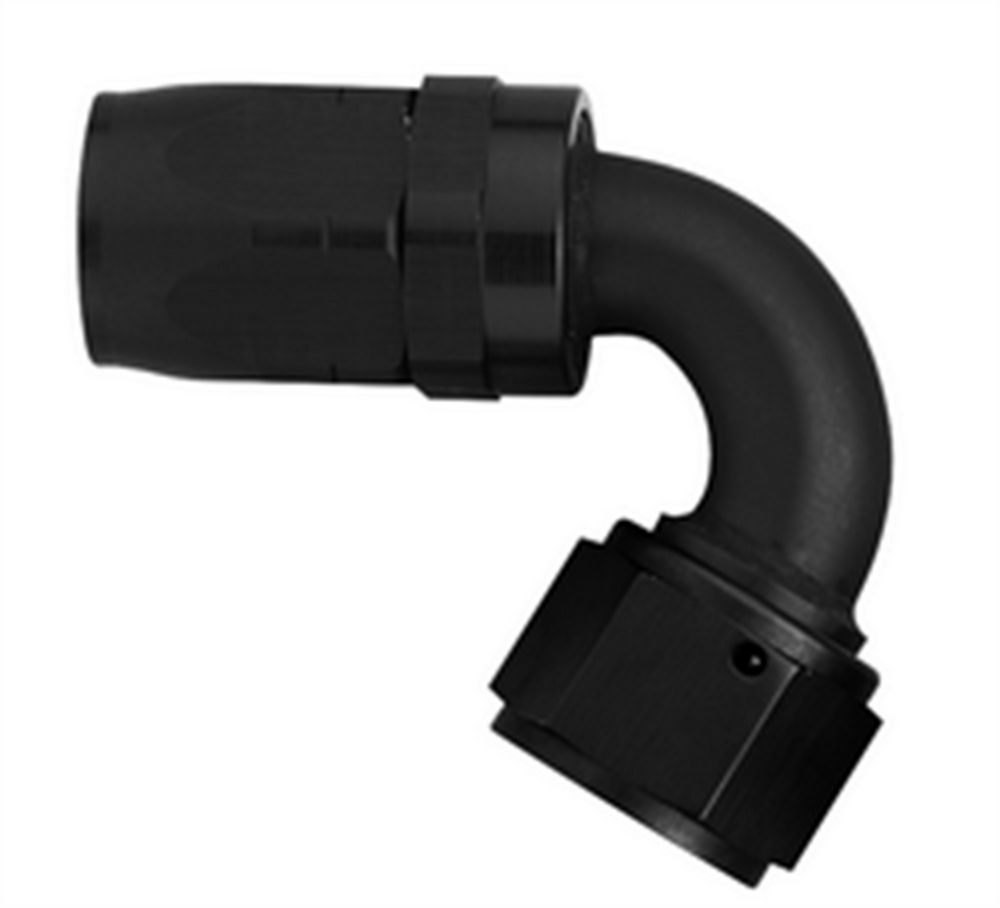 Aeroquip #6 120 Degree Hose End Black