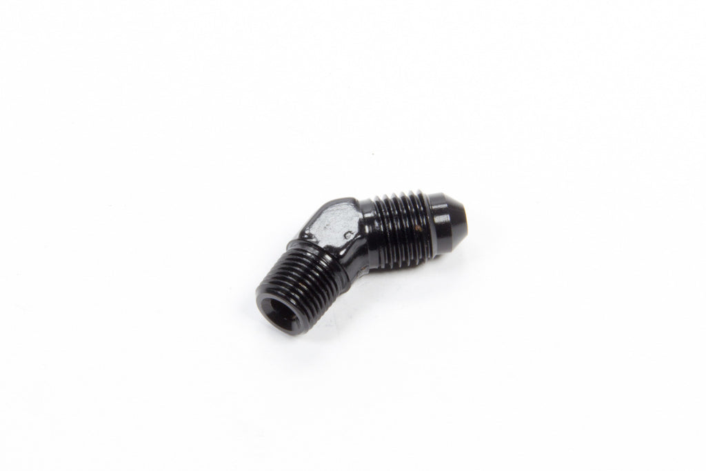 Aeroquip 45 Deg Alum #4 Flare 1/8 in Black