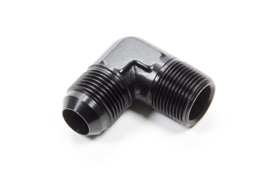 Aeroquip 90 Deg Alum #12 Flare 3/4in Black