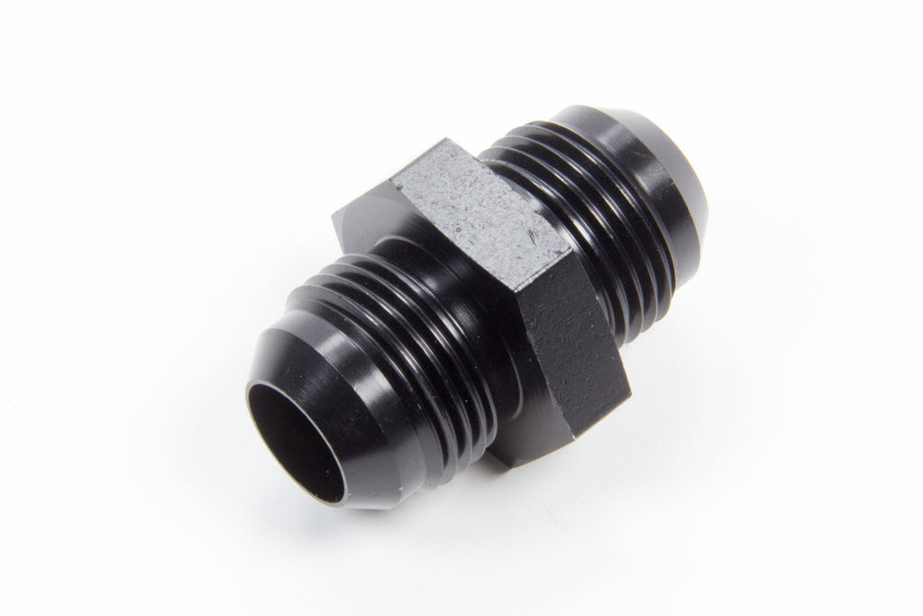 Black Anodized Aluminum Straight Adapter Union - Male to Male