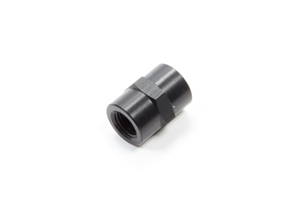 Aeroquip 1/4in Alum Pipe Coupler Black