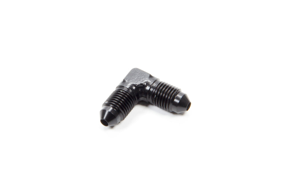 Black Anodized Aluminum Fitting, #3AN Male to #3AN Male