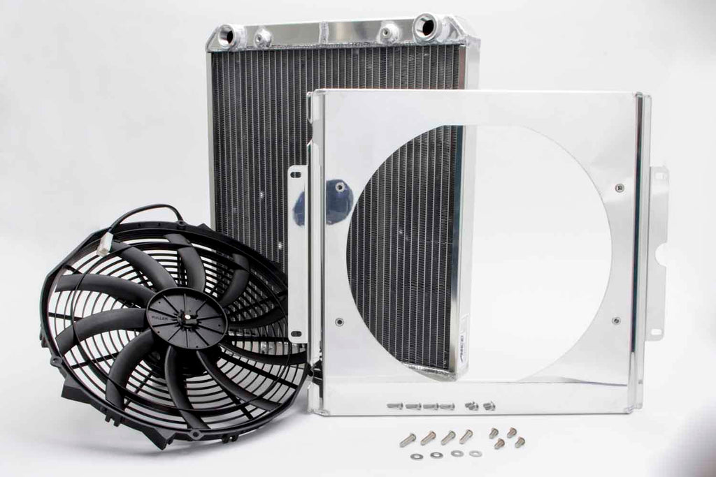 AFCO Racing Dragster Radiator w/ Fan and Shroud